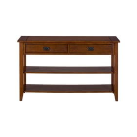 Jofran Furniture Mission Oak Brown Sofa Table