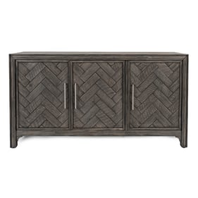 Jofran Furniture Gramercy Platinum 3 Door Accent Cabinet