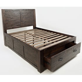 Jofran Furniture Jackson Lodge Dark Brown Full Storage Bed