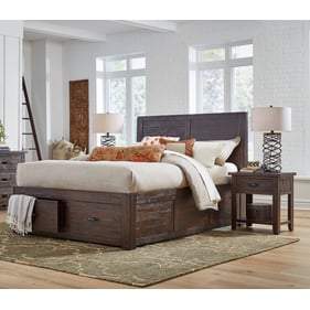 Jofran Furniture Jackson Lodge Dark Brown 2pc Bedroom Set With Queen Drawer...