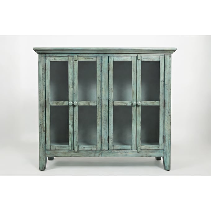 Jofran Furniture Rustic Shores Surfside Blue 48 Inch Accent Cabinet JFN-1615-48