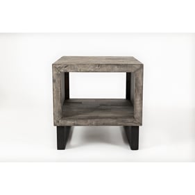 Jofran Furniture Mulholland Drive Grey End Table