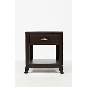 Jofran Furniture Downtown Dark Merlot End Table