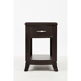 Jofran Furniture Downtown Dark Merlot Chairside Table