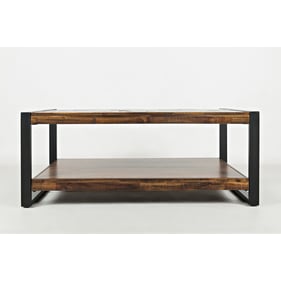 Jofran Furniture Loftworks Distressed Brown Cocktail Table