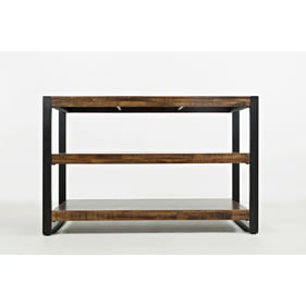 Jofran Furniture Loftworks Distressed Brown Sofa Table