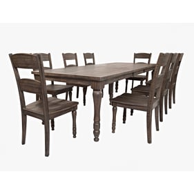 Jofran Furniture Madison County Barnwood Brown 9pc Dining Room Set