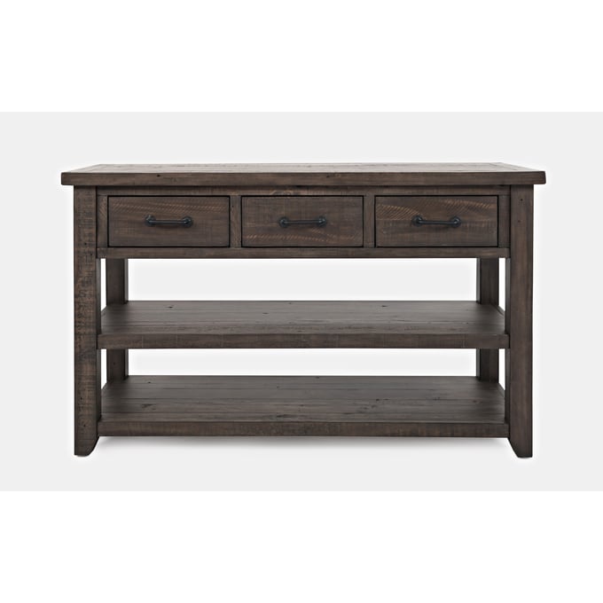 Jofran Furniture Madison County Harris Barnwood 3 Drawers Console Table JFN-1700-14