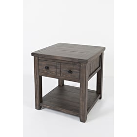 Jofran Furniture Madison County Barnwood Brown End Table