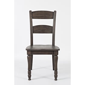 2 Jofran Furniture Madison County Barnwood Brown Dining Chairs