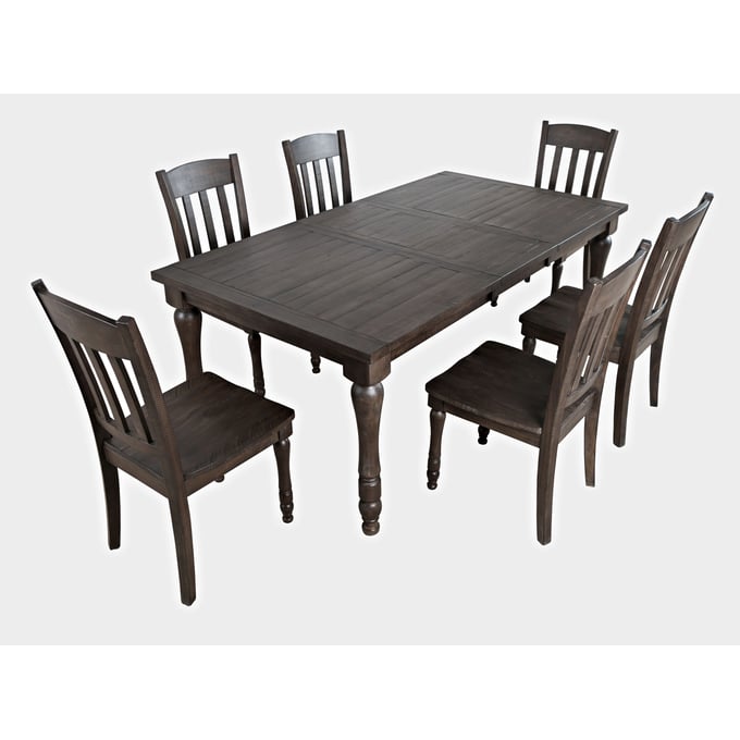 Jofran Furniture Madison County Barnwood Brown 7pc Dining Room Set JFN-1700-DR-S3