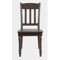 Madison County Rustic Reclaimed Pine Farmhouse Slatback Dining Chair (Set of 2)