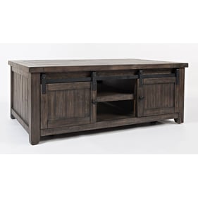 Jofran Furniture Madison County Barnwood Brown 3pc Coffee Table Set