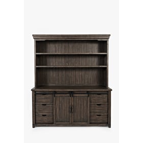 Jofran Furniture Madison County Barnwood Brown Hutch Server