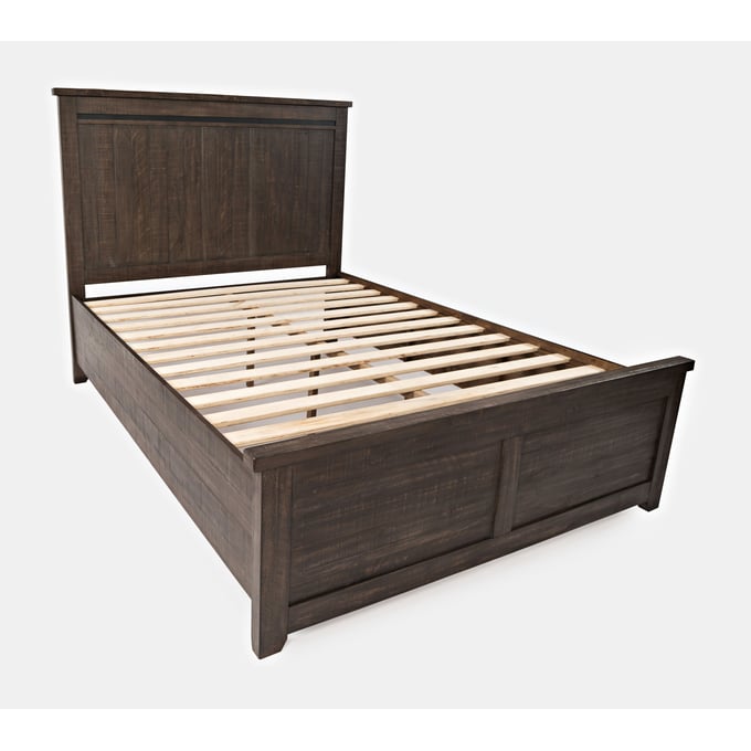 Jofran Furniture Madison County Barnwood Brown Queen Panel Bed JFN-1700B-QPHB-QPFB-QRS