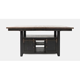 Jofran Furniture Madison County Vintage Black High and Low Dining Table