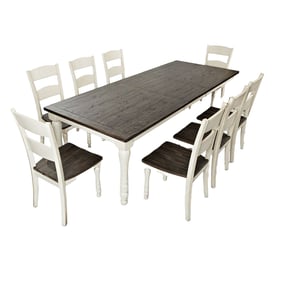 Jofran Furniture Madison County Vintage White 9pc Dining Room Set