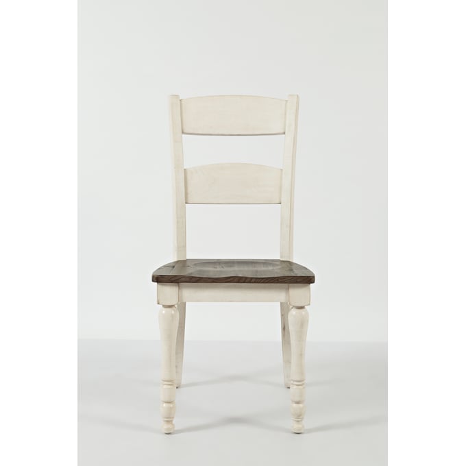 2 Jofran Furniture Madison County Vintage White Dining Chairs JFN-1706-401KD