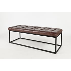 Jofran Furniture Global Archive Dark Brown Ottoman Bench