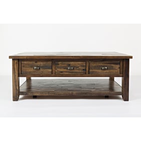 Jofran Furniture Artisans Craft Dakota Oak Cocktail Table