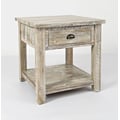 Artisan's Craft Rustic Farmhouse Distressed Acacia End Table