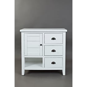 Jofran Furniture Artisans Craft Weathered White Accent Chest