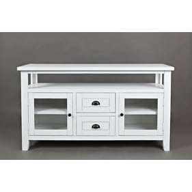 Jofran Furniture Artisans Craft Weathered White Storage Console