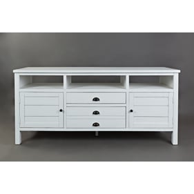 Jofran Furniture Artisans Craft Weathered White 70 Inch Media Console