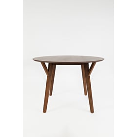 Jofran Furniture Copenhgen Medium Brown Round Dining Table