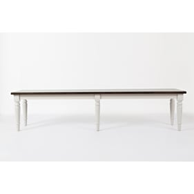 Jofran Furniture Orchard Park Soft Grey 76 Inch Bench