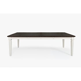 Jofran Furniture Orchard Park Soft Grey Extension Dining Table