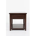 Twin Cities Contemporary Brown End Table