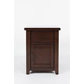 Twin Cities Contemporary Brown Chairside Table