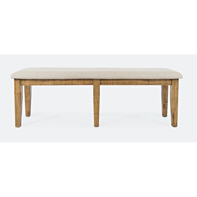 Jofran Furniture Telluride Gold Cream Dining Bench JFN-1801-56KD