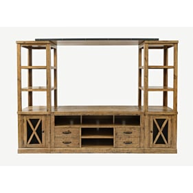 Jofran Furniture Telluride Gold 60 Inch Entertainment Center