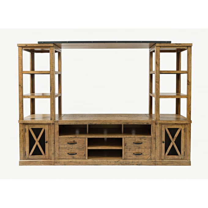 Jofran Furniture Telluride Gold 60 Inch Entertainment Center JFN-1802-60-2178KDKT