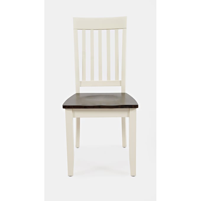 2 Jofran Furniture Decatur Lane White Dining Chairs JFN-1825-393KD