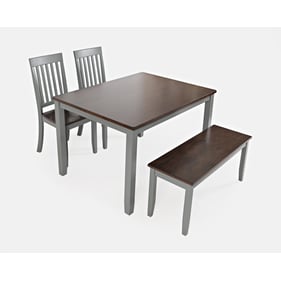 Jofran Furniture Decatur Lane Grey 4pc Dining Set