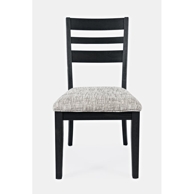 2 Jofran Furniture Altamonte Dark Charcoal Ladder Back Chairs JFN-1851-420KD