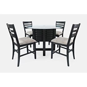 Jofran Furniture Altamonte Dark Charcoal 5pc Counter Height Set