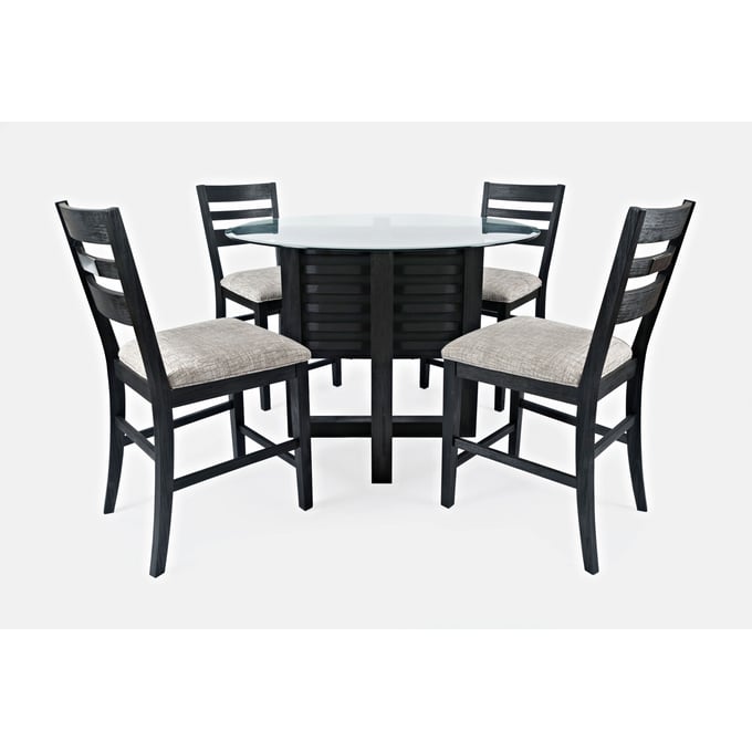 Jofran Furniture Altamonte Dark Charcoal 5pc Counter Height Set JFN-1855-BS42-CBAR-S1