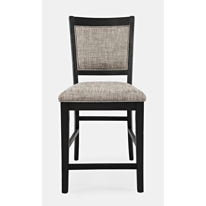 2 Jofran Furniture Altamonte Dark Charcoal Upholstered Counter Stools JFN-1851-BS520KD