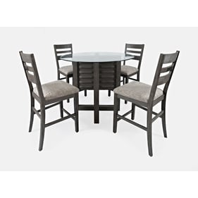 Jofran Furniture Altamonte Brushed Grey 5pc Counter Height Set