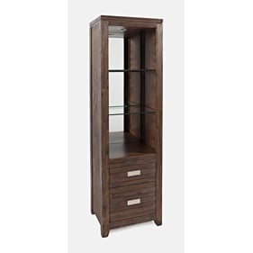 Jofran Furniture Altamonte Brushed Walnut 22 Inch Bookcase