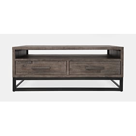 Jofran Furniture East Hampton Distressed Grey Cocktail Table