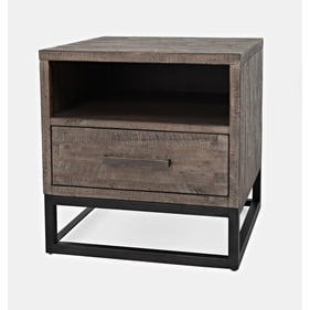 Jofran Furniture East Hampton Distressed Grey End Table