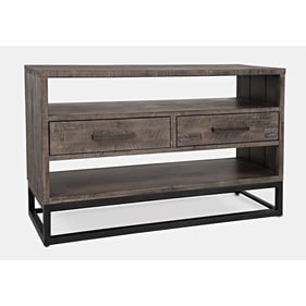 Jofran Furniture East Hampton Distressed Grey Sofa Table