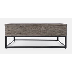 Jofran Furniture East Hampton Distressed Grey Lift Top Coffee Table