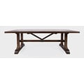 Bakersfield Mission Style 110'' Dining Table with Extension