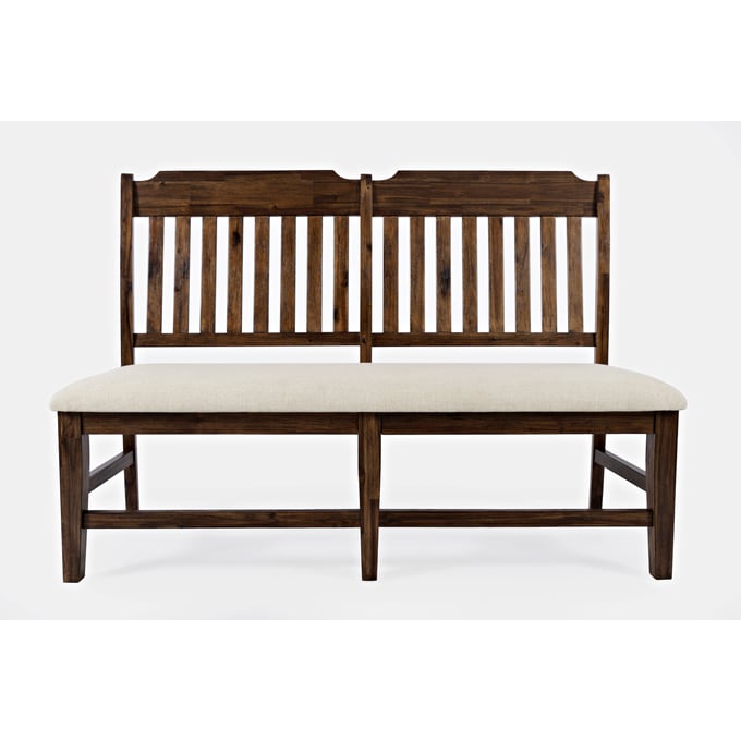 Jofran Furniture Bakersfield Wire Brush Brown Dining Bench JFN-1901-57KD